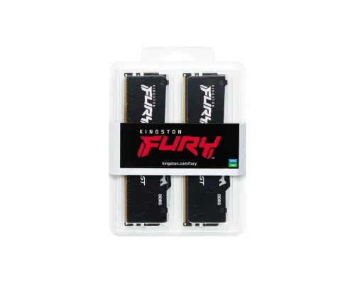 Модуль памяти для компьютера DDR5 64GB (2x32GB) 5200 MHz Beast RGB Kingston Fury (ex.HyperX) (KF552C40BBAK2-64)