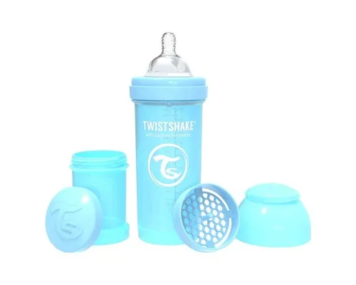 Набор для кормления новорожденных Twistshake Value Pack Blue из трех антиколиковых бутылочек 260 мл (78844)