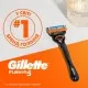 Набір косметики Gillette Fusion5 Станок для гоління чоловічий (бритва) з 1 змінним лезом + Гель для гоління 200 мл (8700216075329)