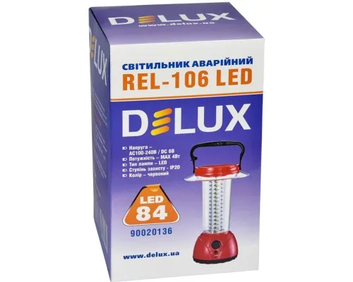 Ліхтар Delux REL-106 84 LED 4W (90020136)