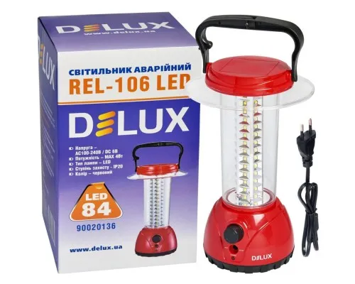 Фонарь Delux REL-106 84 LED 4W (90020136)