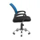 Офисное кресло Richman Спайдер Ю Хром Пиастра Сетка черная + синяя (ADD0003023)