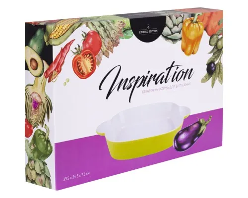 Форма для выпечки Limited Edition Inspiration прямокутна 39.5 х 24.5 х 7.3 см Зелена (HJ1268)