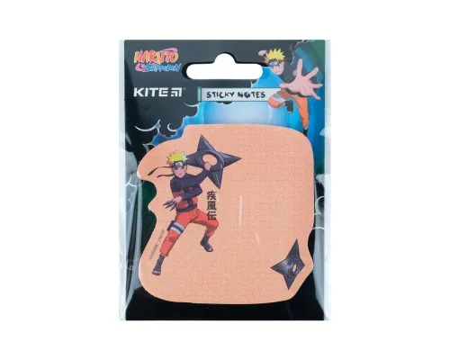 Папір для нотаток Kite з клейким шаром Naruto 70х70 мм, 50 аркушів (NR23-298-3)