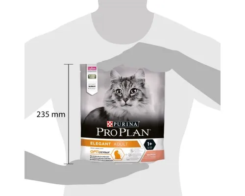 Сухой корм для кошек Purina Pro Plan Elegant с лососем 400 г (7613036544962)
