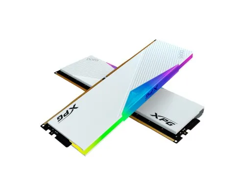 Модуль пам'яті для комп'ютера DDR5 32GB (2x16GB) 5200 MHz XPG Lancer RGB White ADATA (AX5U5200C3816G-DCLARWH)