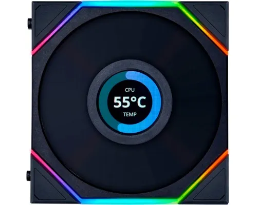 Кулер для корпуса Lian Li Reverse TL LCD 120-1, Black Cooler (G99.12RTLLCD1B.00)