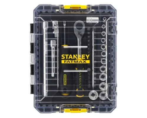 Набор головок Stanley FatMax Maxi Drive торцевых 1/4", шестигранных, 48 шт., кейс (FMMT98101-0)