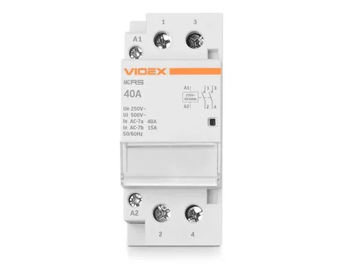 Контактор Videx 2п 40А 2НВ VF-RS-MC2O-40 RESIST