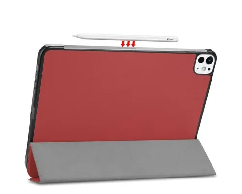 Чохол до планшета BeCover Smart Case Apple iPad Pro 11" M4 2024 Red Wine (711628)