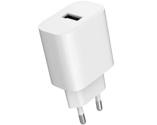 Зарядний пристрій Gembird 1xUSB-A 5V/2.4A (12W) white (TA-UC-1A12-01)