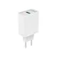 Зарядное устройство Vention 1xUSB 18W (USB-A) QC3.0 white (FABW0-EU)