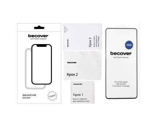 Стекло защитное BeCover Google Pixel 6 10D Black (711866)