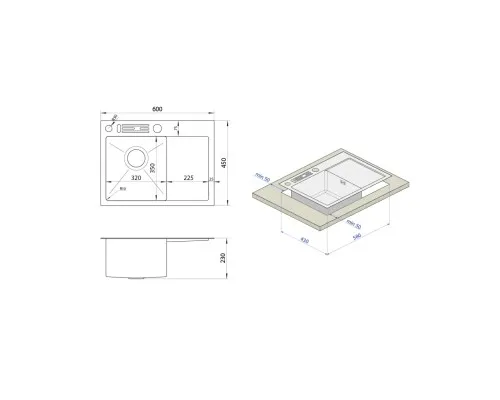 Мойка кухонная Nett NB-6045(R) (0431201)