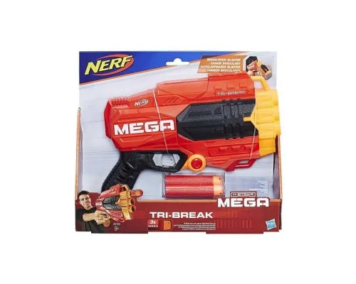 Іграшкова зброя Hasbro Nerf бластер МЕГА Три-брейк (E0103)