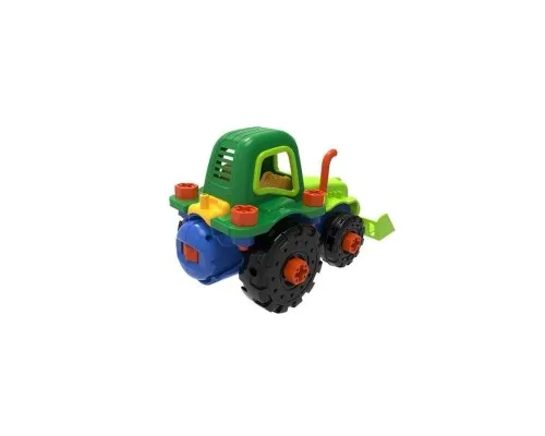 Конструктор EDU-Toys Трактор с инструментами (JS030)