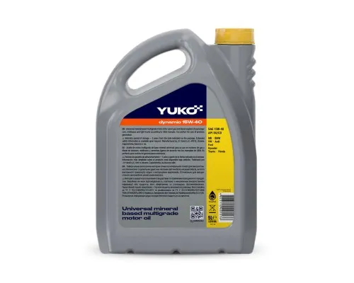 Моторное масло Yuko DYNAMIC 15W-40  5л (4823110401576)
