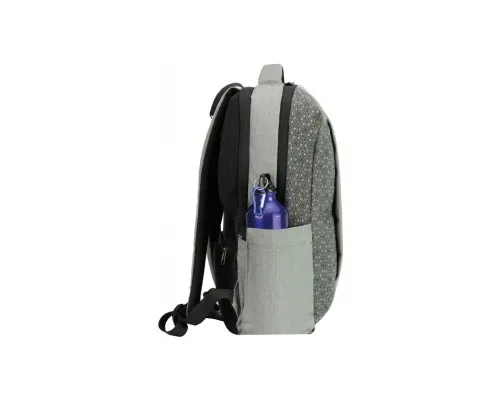 Рюкзак шкільний Optima 17.5 USB Techno чоловічий 0.7 кг 16-25 л Сірий з виділеними елементами (O97593-03)