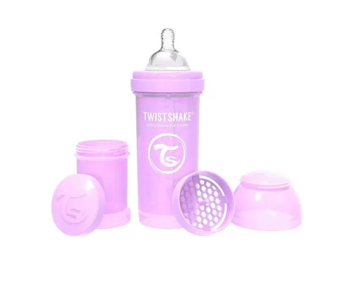 Набор для кормления новорожденных Twistshake Value Pack Pink из трех антиколиковых бутылочек 260 мл (78845)