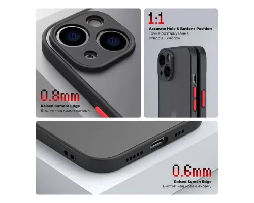 Чохол до мобільного телефона Armorstandart Frosted Matte Samsung M34 5G (M346) Black (ARM69710)