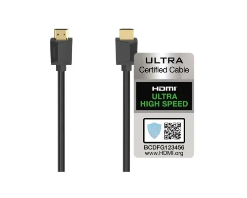 Кабель мультимедийный HDMI to HDMI 2.0m 8K Hama (00200700)