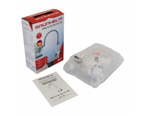 Проточний водонагрівач Grunhelm EWH-1X-3G-ND-FLX-LED