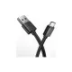 Дата кабель USB 2.0 AM to Type-C 1.2m Nets T-C801 Black T-Phox (T-C801 black)