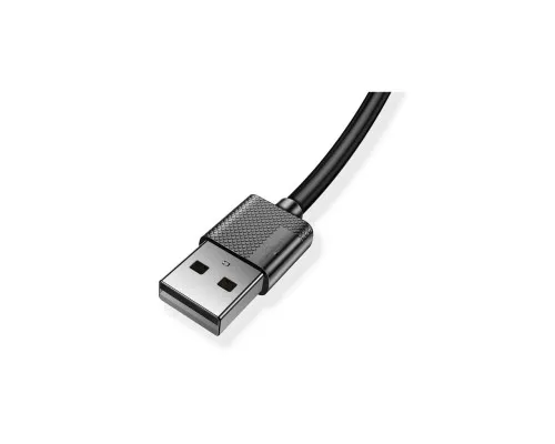 Дата кабель USB 2.0 AM to Type-C 1.2m Nets T-C801 Black T-Phox (T-C801 black)