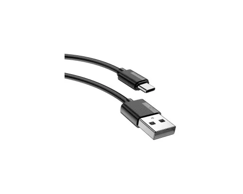 Дата кабель USB 2.0 AM to Type-C 1.2m Nets T-C801 Black T-Phox (T-C801 black)