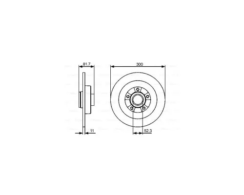 Тормозной диск Bosch 0 986 479 446