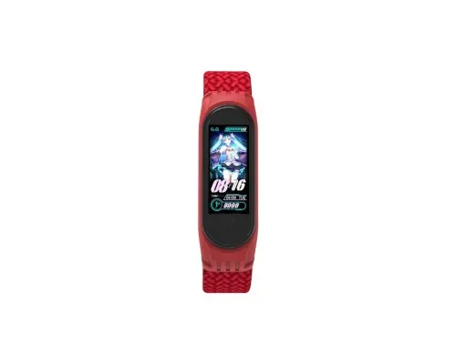 Ремешок для фитнес браслета Armorstandart Braided Solo Loop для Xiaomi Mi Band 4/5/6 Red size M (ARM58768)