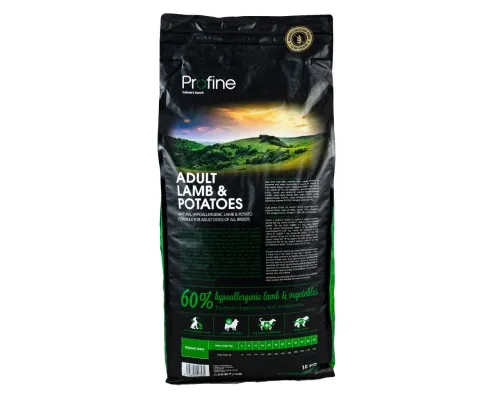 Сухой корм для собак Profine Adult Lamb с ягненком и картофелем 15 кг (8595602517534)