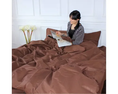 Постільна білизна MirSon Ranforce Elite 19-1217 Chocolate perla 160х220 (2200004697383)