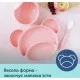 Тарілка дитяча Canpol babies Ведмедик на присосці Рожева (51/401_pin)