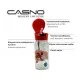 Бутылка для воды Casno 400 мл KXN-1195 Червона краб з соломинкою (KXN-1195_Red)