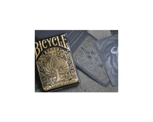Карты игральные Bicycle Aureo (black) (09409b)