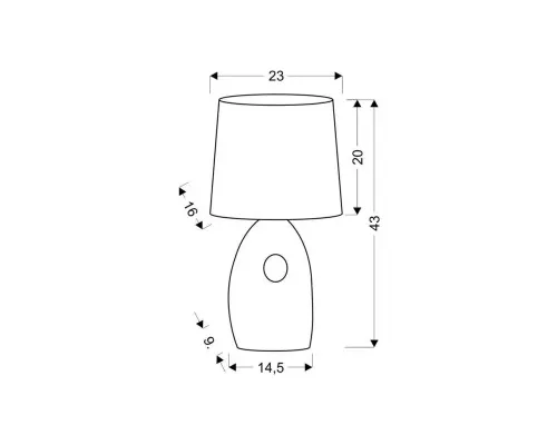 Настольная лампа Candellux 41-79916 HIERRO (41-79916)