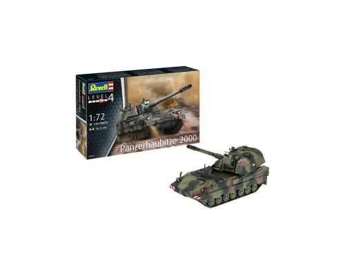 Сборная модель Revell САУ Panzerhaubitze 2000 уровень 4 масштаб 1:72 (RVL-03347)