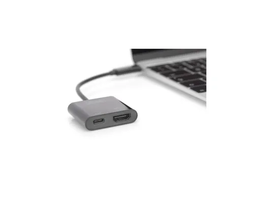 Концентратор Digitus USB-C to HDMI/USB-C UHD 4K (DA-70856)