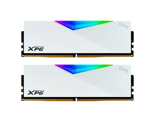 Модуль пам'яті для комп'ютера DDR5 32GB (2x16GB) 5600 MHz XPG Lancer RGB White ADATA (AX5U5600C3616G-DCLARWH)