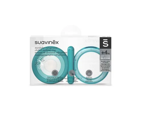 Прорезыватель Suavinex силиконовый с охлаждающим/мультицветом (401436)