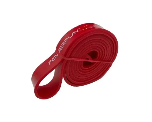 Еспандер PowerPlay -петля для фітнесу і кроссфіту Червона (PP_4115_Red_(14-39 kg))