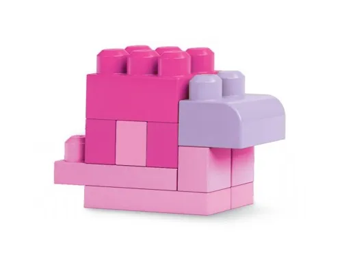 Конструктор Mega Bloks розовый в мешке 60 деталей (DCH54)