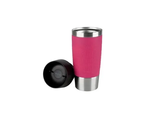 Термочашка Tefal TRAVEL MUG 0.36L raspb/silver (K3087114)