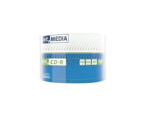 Диск CD MyMedia CD-R 700Mb 52x MATT SILVER Wrap 50 (69201)