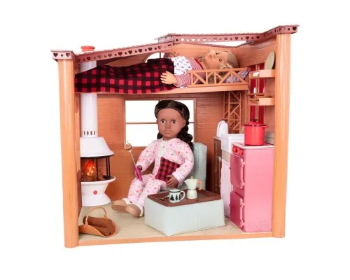 Игровой набор Our Generation Дом с аксессуарами Cozy Cabin (BD37961)