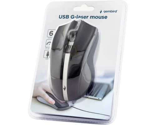 Мишка Gembird MUS-GU-02 USB Black (MUS-GU-02)