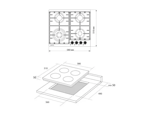 Варочная поверхность Pyramida PFX 604 T IX H