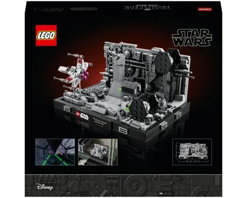 Конструктор LEGO Star Wars Діорама «Політ над Зіркою Смерті» 665 деталей (75329)