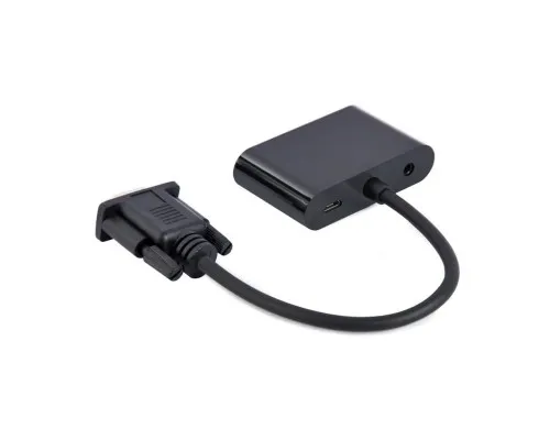 Перехідник Cablexpert VGA to HDMI/VGA+audio 3.5mm (A-VGA-HDMI-02)